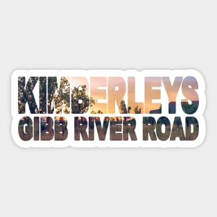 KIMBERLEYS - Gibb River Road Western Australia Boabs Sticker